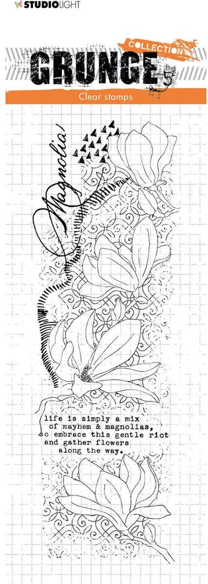 Clear stamp Magnolia - Grunge collection 6.0 nr. 38