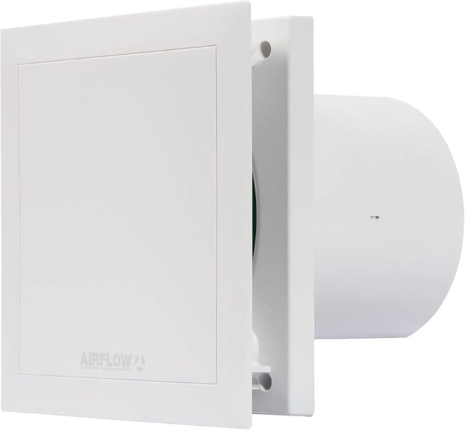 Stil 100mm Ventilator met Twee Snelheden voor Badkamer en WC
