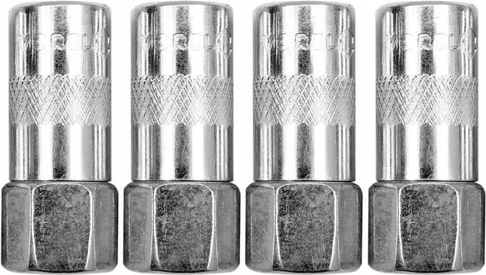 Vorel 4-Klaauw Vetspuit Koppelingen Set (4 stuks)