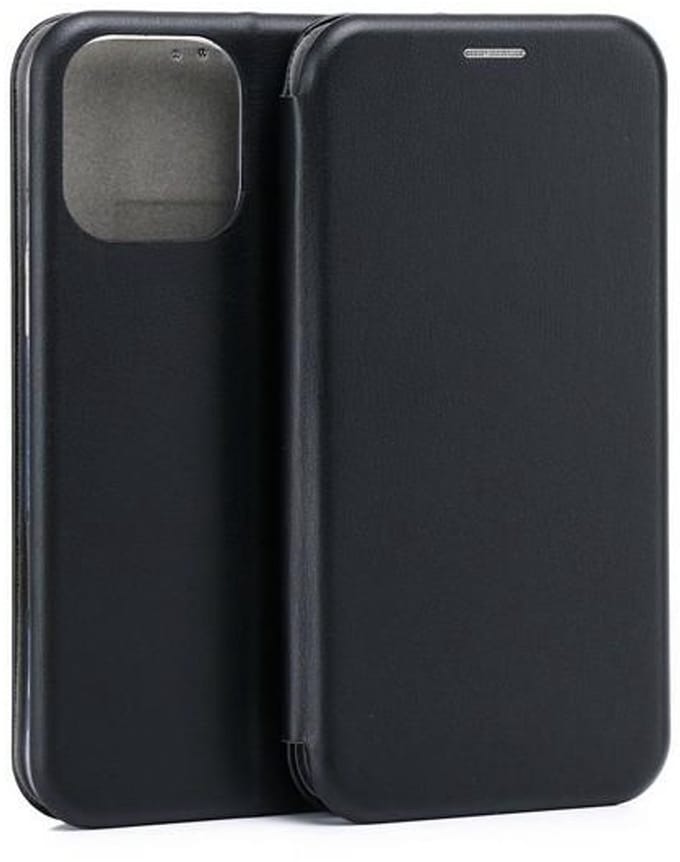 Beline - Book Magnetic - iPhone 16 Pro Max - Zwarte Eko-lederen Flip Case
