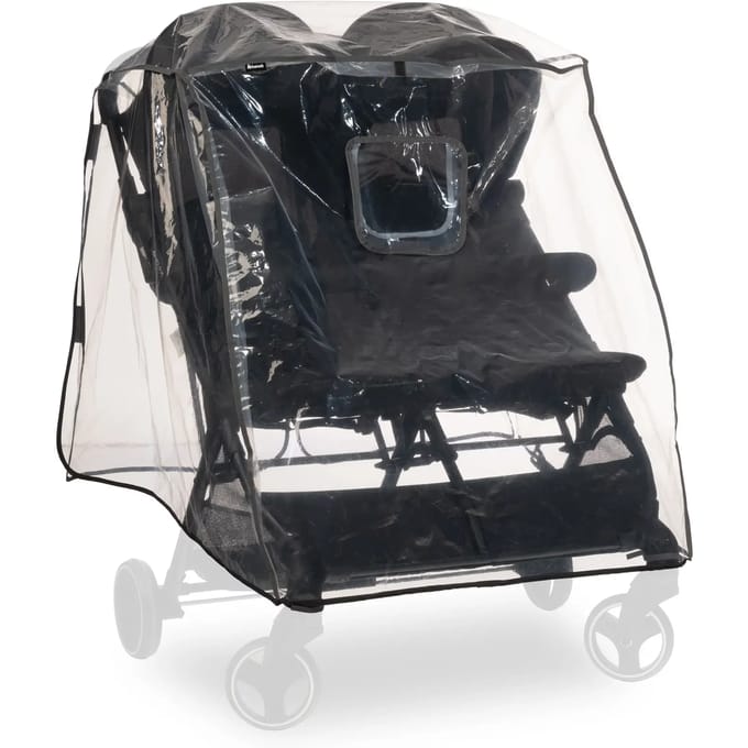 Hauck Pushchair Raincover Duo - regenhoes - Transparant
