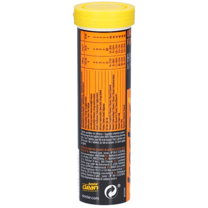 Isostar Fast Hydration Powertabs Sport Drink Orange 10 Bruistabletten