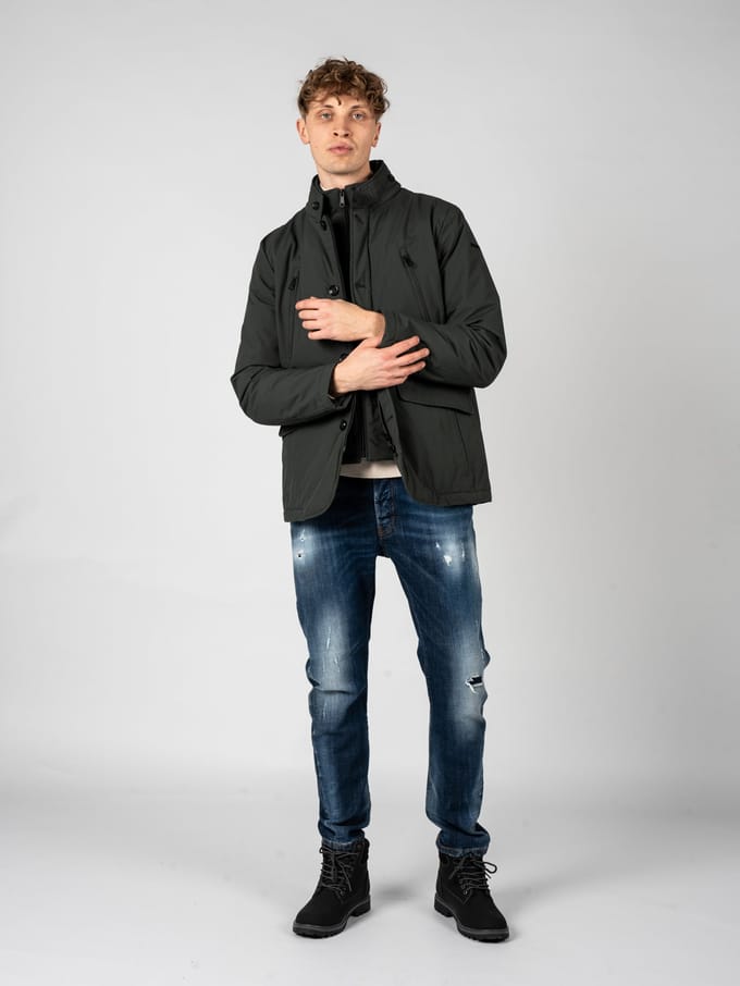 Geox jas Tevere Mannen groen