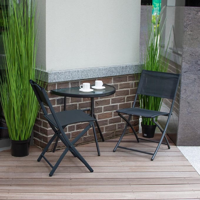 Balkon Tuin Terras Meubelset TAFEL 2 STOELEN