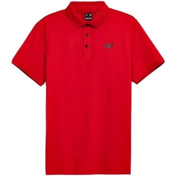 4F Poloshirt Heren - Rood - Katoen - Maat S