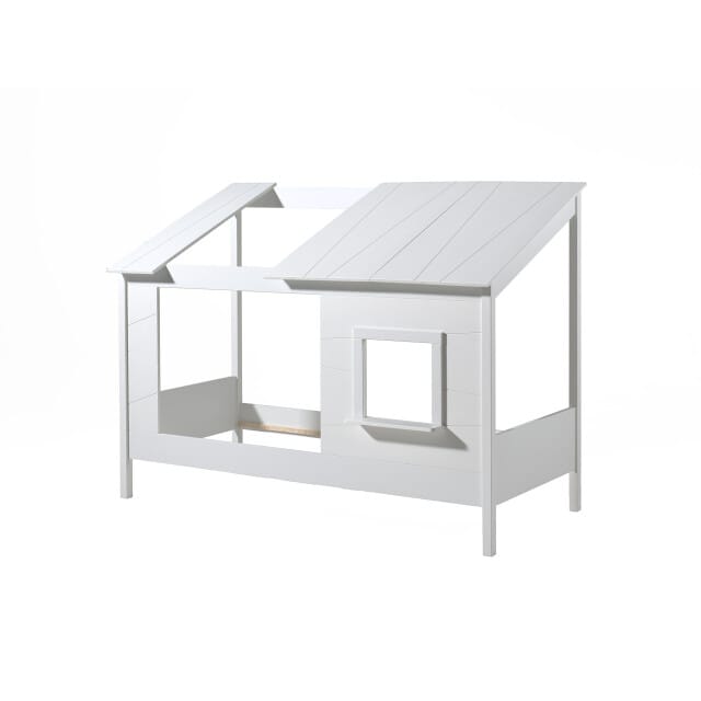 LUCEVI - Housebed 26 Huisbed + Rolbed - Wit - 90x200 cm