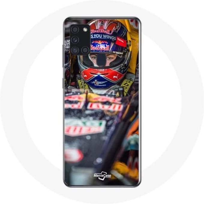 Samsung Galaxy A21S Hoesje Formule 1 Max Verstappen F1 Autocoureur