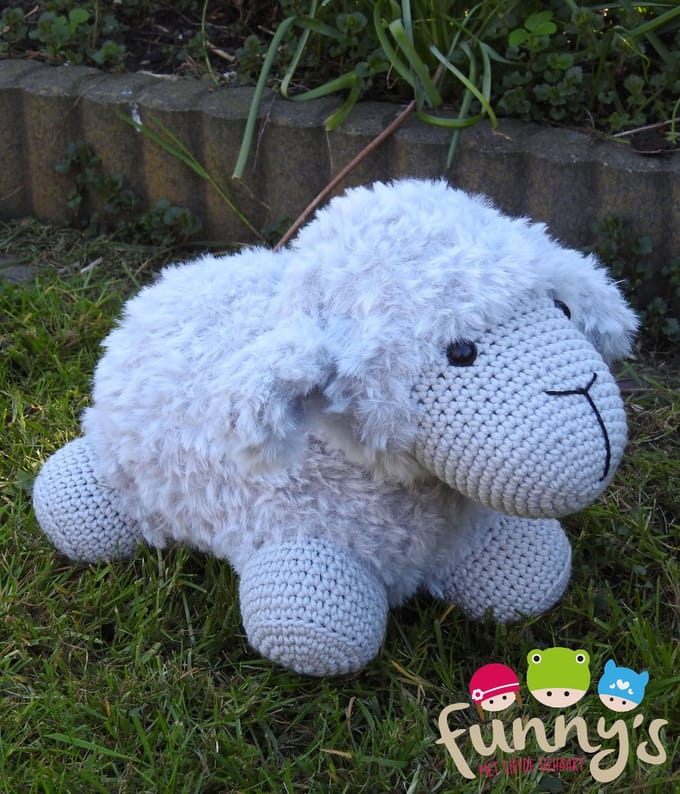 Haakpakket Funny Furry Sheep Soft grijs