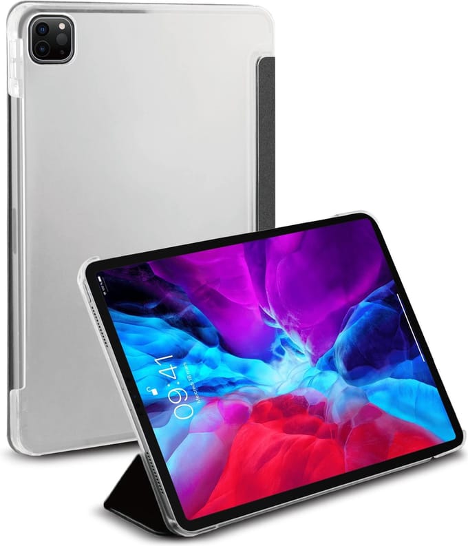 BeHello iPad Pro 12.9 (2020) Tablet Hoes met Smart Cover Zwart