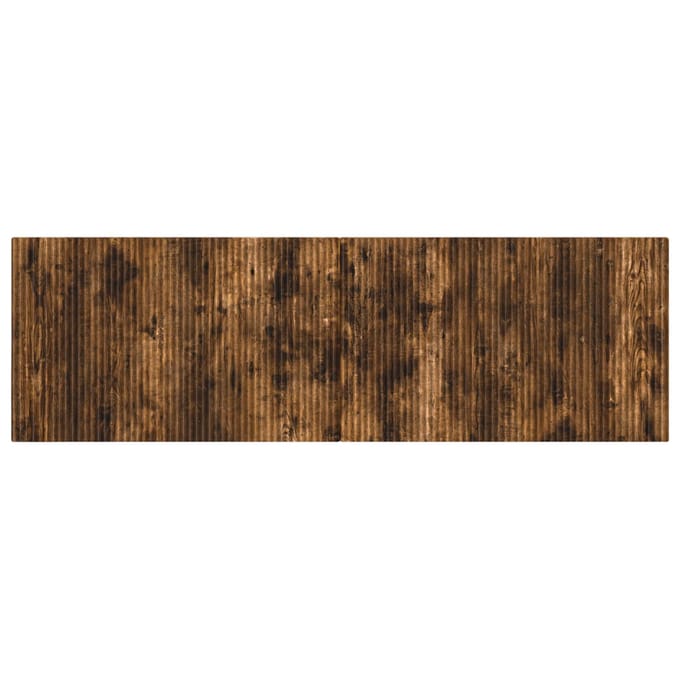 vidaXL - Wandgemonteerd - Hoofdbord - ARNHEM - Gerookt - eiken - Bewerkt - hout