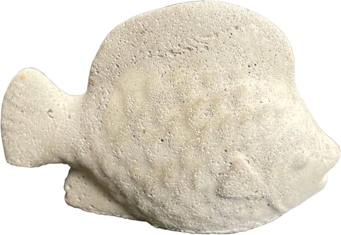 ZGM Concrete figure Fish Bubbles - handmade decoration for garden and home