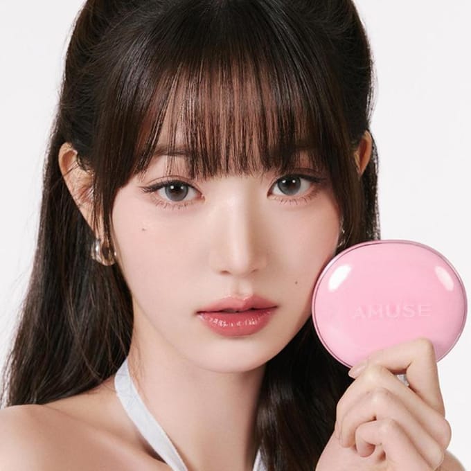 [AMUSE] Dew Power Vegan Cushion SPF 50+ PA++++ 15g 01 PURE pink
