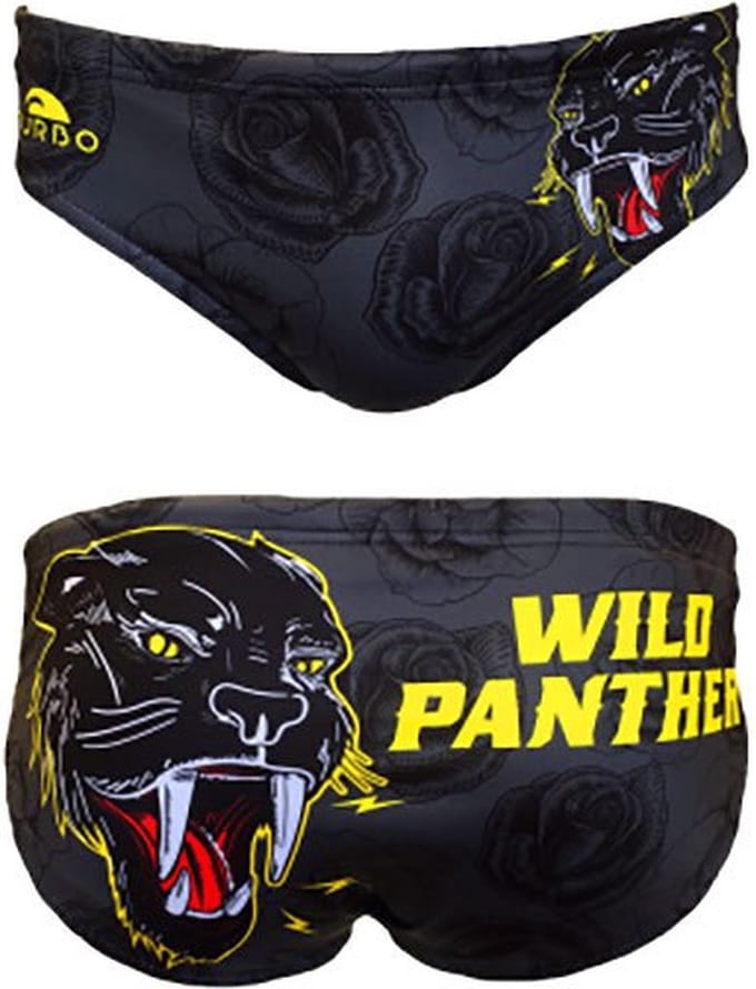 Turbo Wild Panther Zwemslip Grijs XL Man