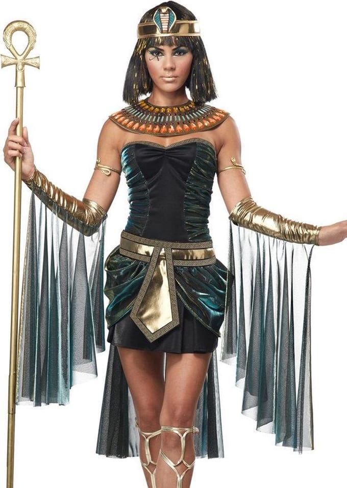Vegaoo - Egyptische koningin Cleopatra kostuum voor vrouwen