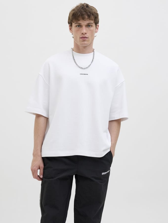 JACK&JONES - JCOINFINITY PRINT BACK SWEAT SS - Heren - Sweaters
