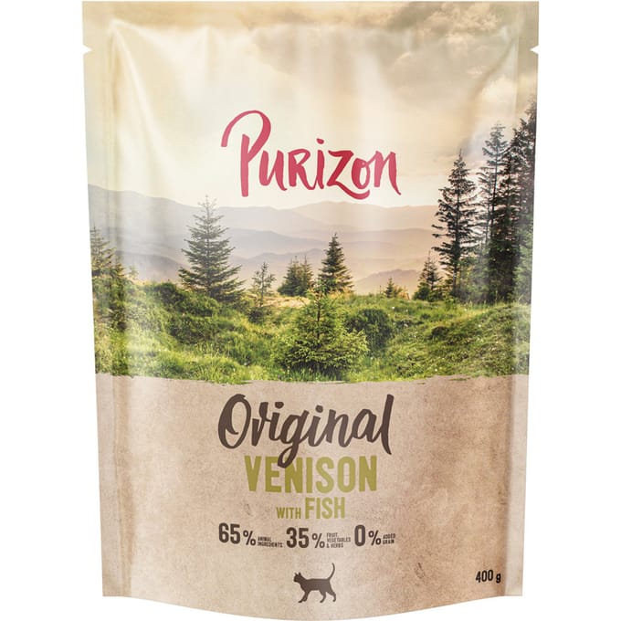 Purizon Original hert met vis - graanvrij - 400 g Nieuw Receptuur