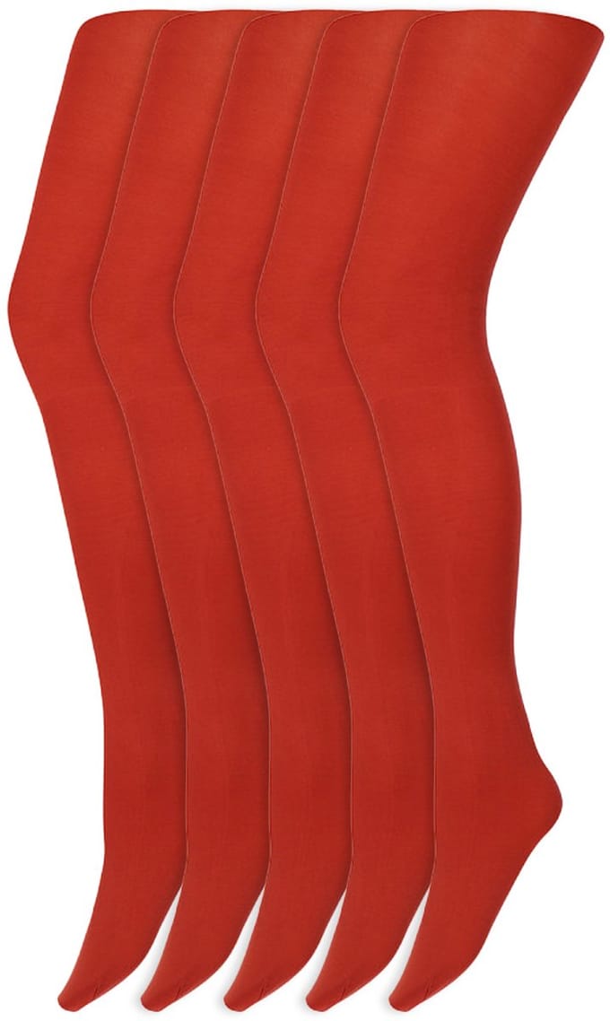 Gekleurde Panty’S | Micro | 60 Denier | Merk: Marianne | Maat: S T/M Xxl | Kleur: Koper | 5 Paar