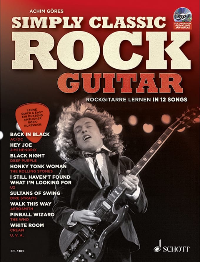 Schott Music Simply Classic Rock Guitar - Educatief
