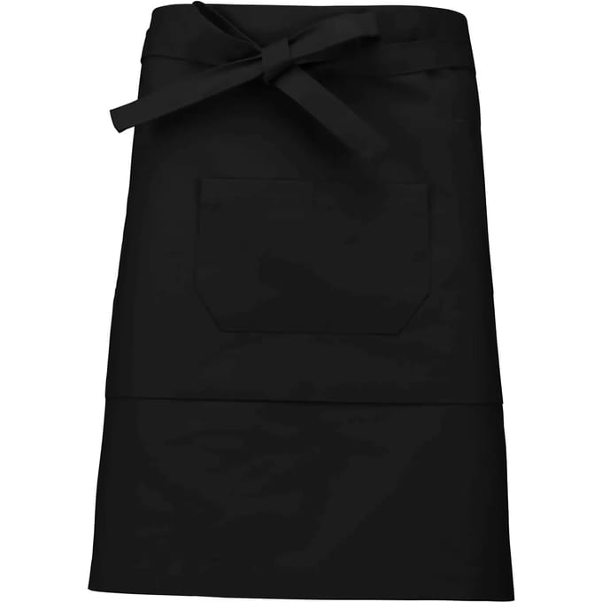 Kariban Polykatoen halflang schort K899 - Black - One size