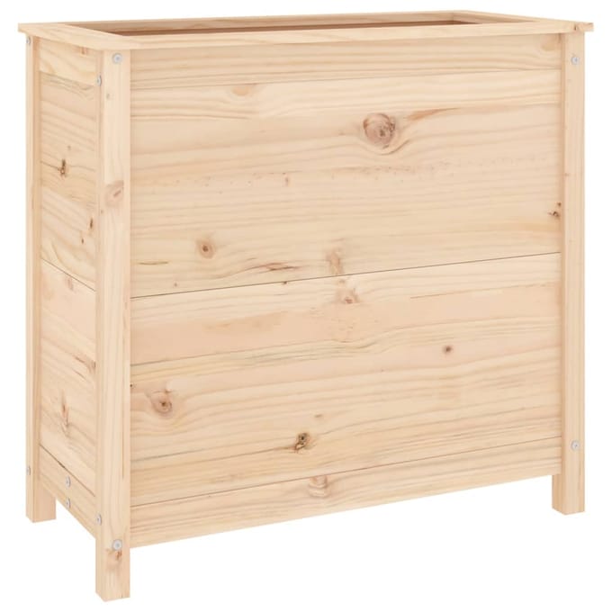 vidaXL - Plantenbak - 82,5x40x78 - cm - massief - grenenhout