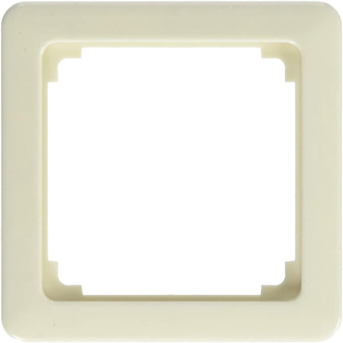 Bodemplaat - Onderplaat Afdekplaat - Installatie Afdekken - Vlamvertragend Materiaal - 61 mm x 61 mm - Wit