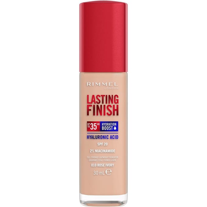 Lasting Finish 35 HR Foundation 010 Rose Ivory 30 ml – Foundation, SPF 20 Sun Protection, For Women, Rose Ivory, Hyaluronic Acid, Suitable For Daily Makeup Routine