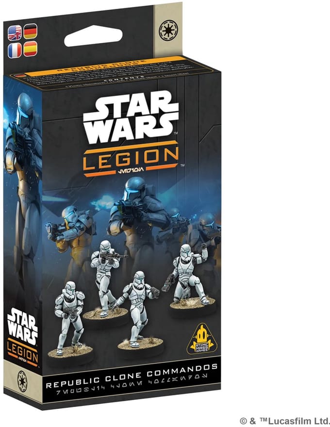 Star Wars Legion Republic Clone Commandos - Tabletop Miniature Game - EN/FR/ES