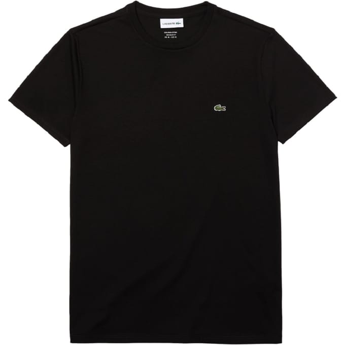 Lacoste Heren T-shirt - Black - Maat S