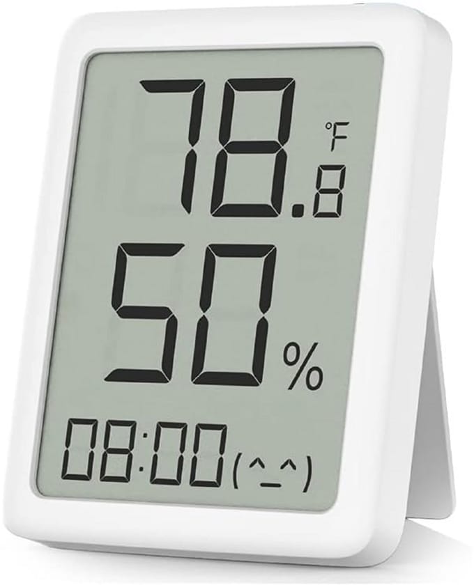 Digitale Thermo-hygrometer met Groot LCD-Display voor Binnen en Buiten