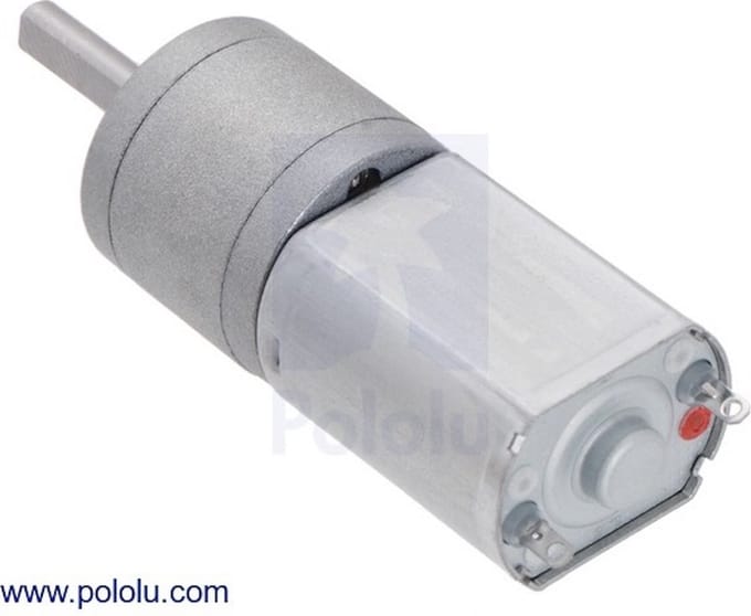 313:1 Metal Gearmotor 20Dx46L mm 6V CB Pololu 3709