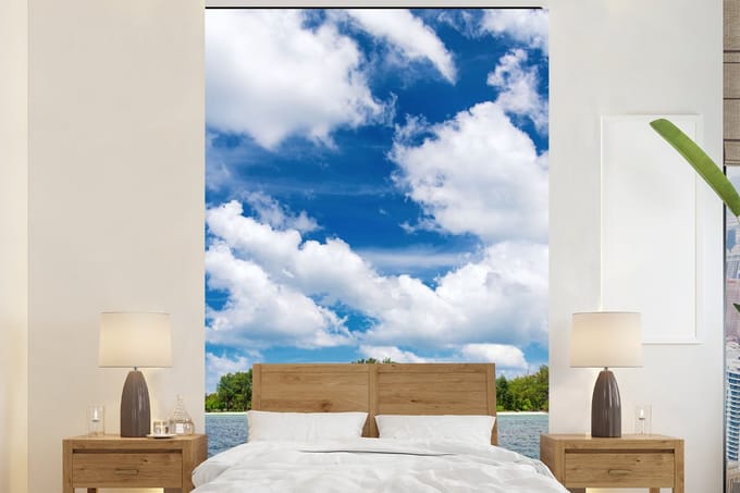Behang - Fotobehang Eiland - Zomer - Tropisch - Breedte 155 cm x hoogte 240 cm