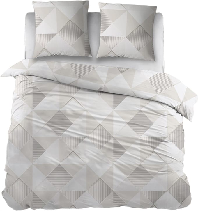 Snoozing Citrons Dekbedovertrek - Extra breed - 260x200/220 cm - Beige