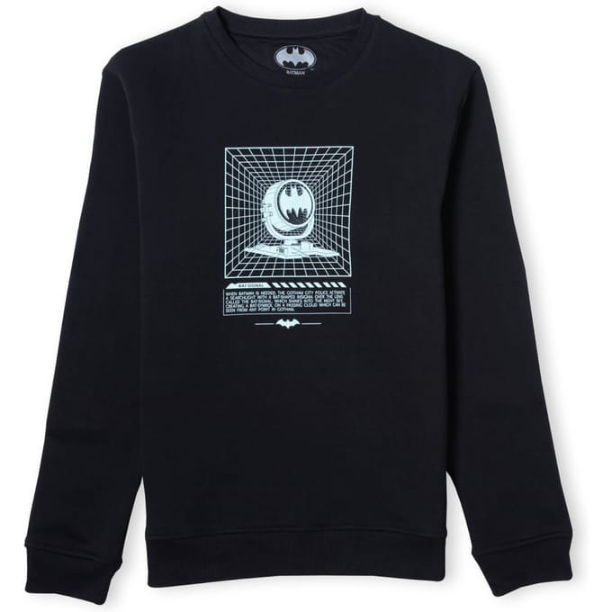 Batman Batsignal Unisex Sweatshirt - Black - M