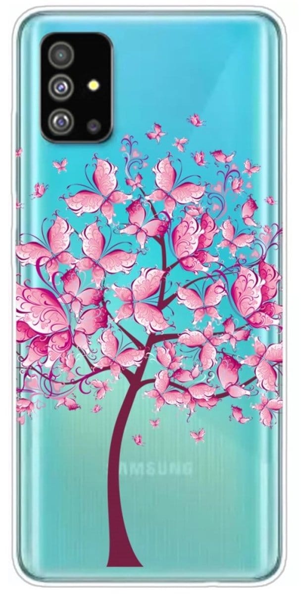 Softcase hoes - Geschikt voor Samsung Galaxy S20 Plus / S20+ - Vlinderboom