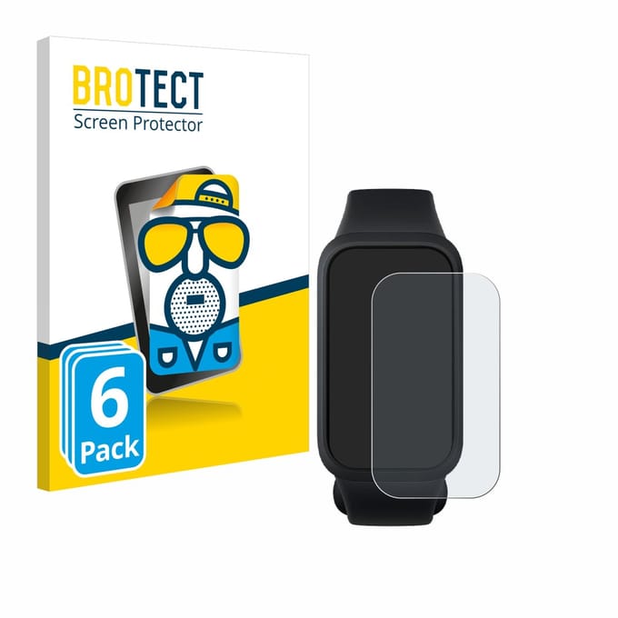 BROTECT - Screenprotector voor Xiaomi Smart Band 9 Active - Folie Beschermfolie matte 6 Stuks