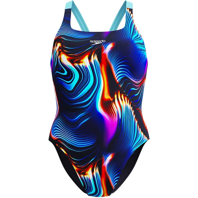 Dames zwempak uit 1 stuk Speedo End+ Dig Leaderb