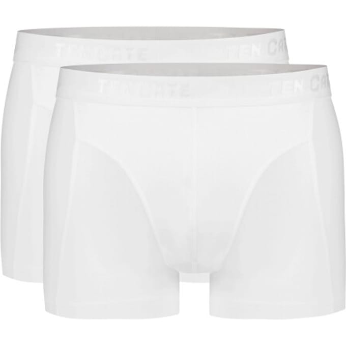 Ten Cate Basics shorty wit 2-pack voor Heren | Maat S