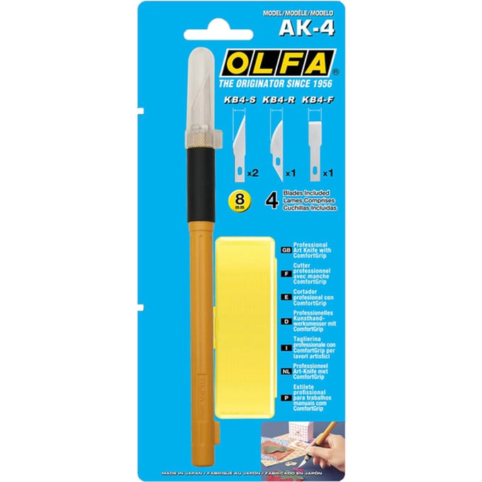 Precisiesnijmes Olfa AK-4 Pro blister à 1 stuk
