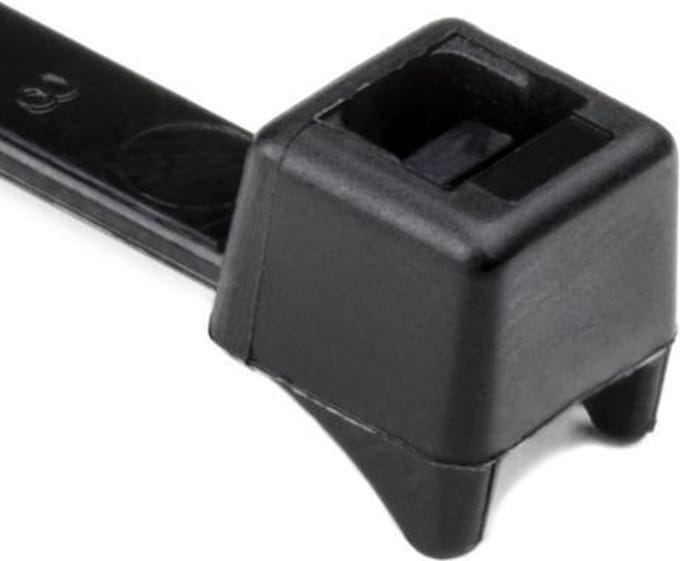 HellermannTyton 112-56019 CTT60R-PA66-BK Kabelbinder 205 mm 4.70 mm Zwart Hittegestabiliseerd 100 stuk(s)