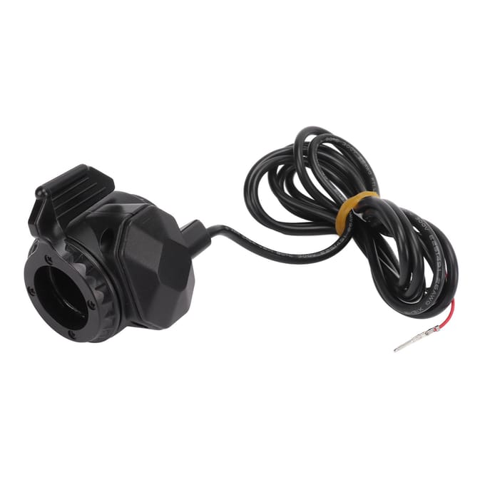 Accélérateur à pouce pour trottinette électrique Accélérateur à pouce réactif résistant à l'usure pour vélos électriques black