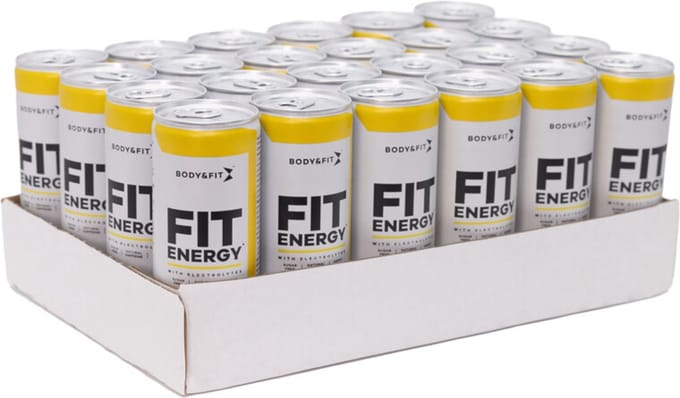 Body & Fit Fit Energiedrank Tropical 6000 ml (24 blikjes)