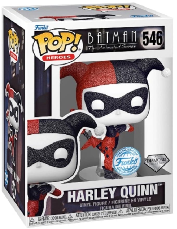 Funko POP! Batman The Animated Series #546 Harley Quinn Diamond Collection - NEW