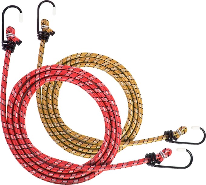 MNC - Elastische Snelbinders met Haak - 2 Stuks - 150CM - BPK