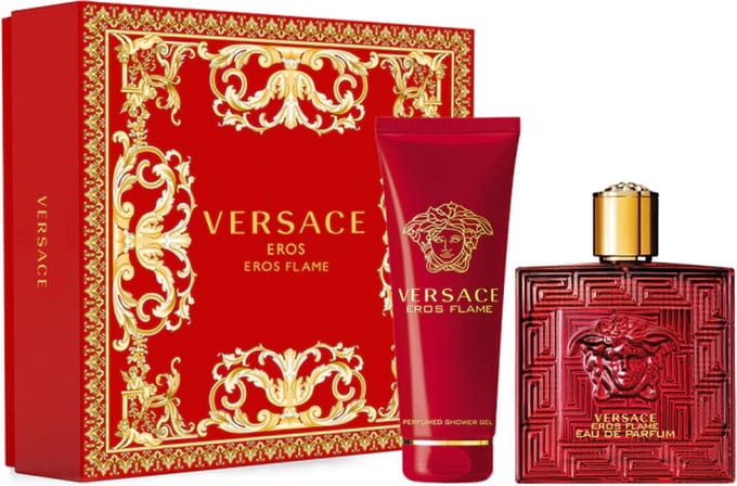 VERSACE Eros Flame Eau de Parfum 100ml + Bath & Showergel 150ml