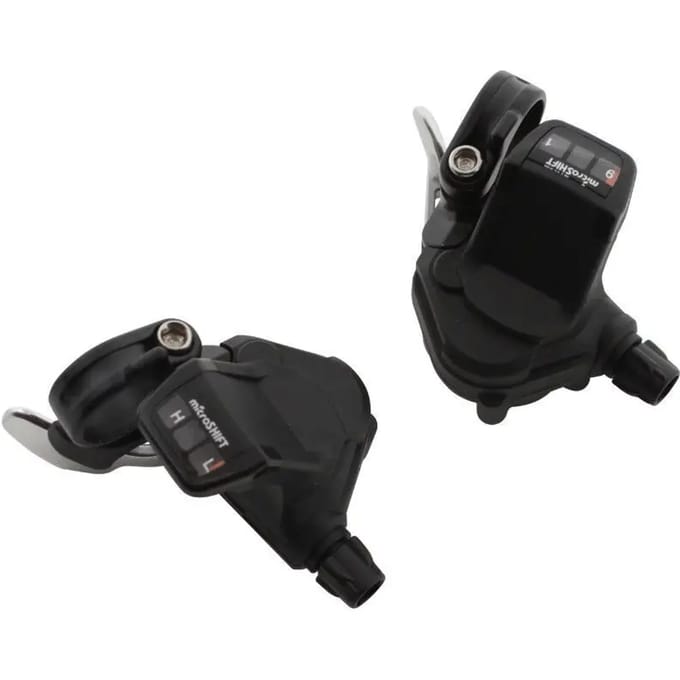Paar racefiets hendels voor dubbel-dubbel stuur P2R Push-Pull Shimano