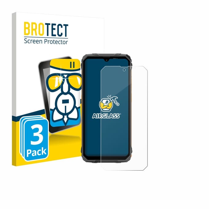 Screenprotector 3 Stuks voor Blackview Fort 1 Beschermglas transparant