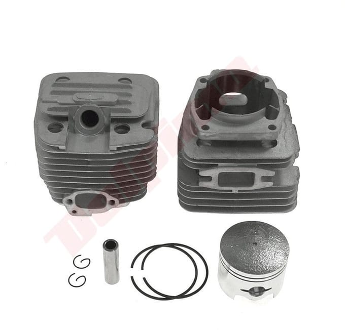 Cilinder met zuiger passend op Chinese kettingzaag 47,5mm 62cc