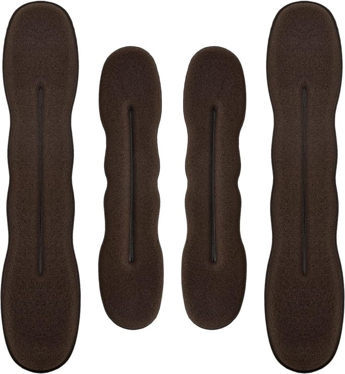 Haarknotmakers Set - Haar Styling Tools - Kapsels Maken - 4 Stuks Inclusief - 2 Maten - Bruin