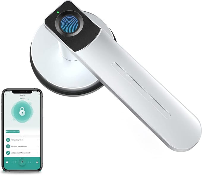 Slim Biometrisch Vingerafdruk Deurslot met App en Afstandsbediening voor Thuis