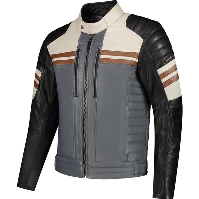 Rusty Stitches Steve Motorfiets lederen jas -